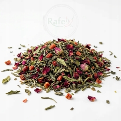 Herbata Zielona China Sencha Bułgarska Róża 100 G