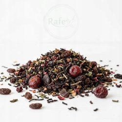 Herbata Darjeeling Himalayan Wisniao smaku Irish Whisky Z Rodzynkami 1kg