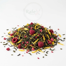 Herbata Zielona China Sencha Lipa I Malina Ze Słonecznikiem 1kg