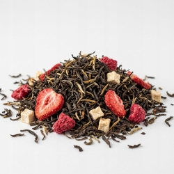 Herbata Darjeeling Himalayan Malinowo-poziomkowa Z Jabłkiem 100g