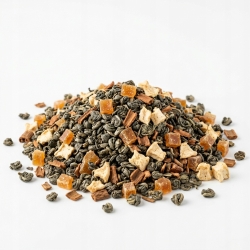 Herbata Zielona Gunpowder China Cynamonowo-pomarańczowa Z Jabłkiem 1kg
