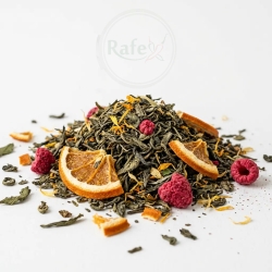 Herbata Zielona Gunpowder China Lipa I Malina Z Pomarańczą 1kg
