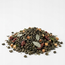Herbata Zielona Gunpowder China Wiśnia Pełna Smaku 100g