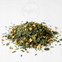 Herbata Zielona Yunnan Jabłkowo-miętowa Z Nagietkiem 100g