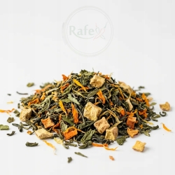 Herbata Zielona China Sencha Imbirowo-pigwowa Z Brzoskwinią 100g
