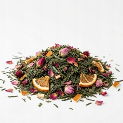 Herbata Zielona China Sencha Czerwień Róży 100g