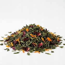 Herbata Zielona Yunnan Earl Grey Red 100g