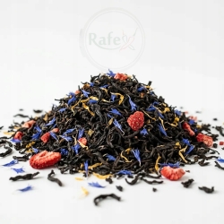 Herbata Czarna Ceylon Pole Z Truskawkami 100g