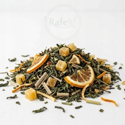 Herbata Zielona China Sencha Ananasowo+cytrynowa Jest Zadowolona Mina 1kg