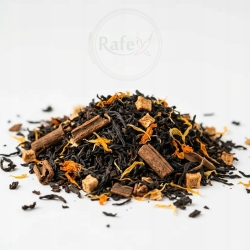 Herbata Czarna Ceylon Cynamonowo-jabłkowa Z Nagietkiem 100g