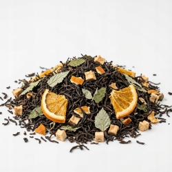 Herbata Czarna Ceylon Gorąca Mandarynka 100g