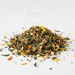 Herbata Zielona Yunnan Żeńszeniowo-cytrynowa Z Nagietkiem 1kg