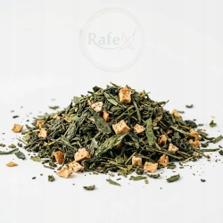 Herbata Zielona Gunpowder Wanilia-burbon Z Jabłkiem 100g