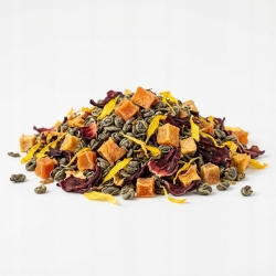 Herbata Zielona Gunpowder China Złote Liście 100 G