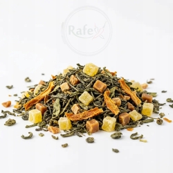 Herbata Zielona Yunnan Ananasowo-karmelowa Z Mango 100g