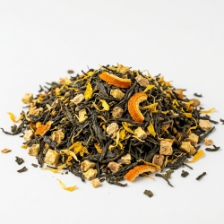 Herbata Zielona China Sencha Imbirowo-pomarańczowa Z Nagietkiem 1kg