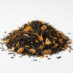 Herbata Czarna Ceylon Rum I Gruszka Z Nagietkiem 100g