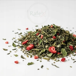 Herbata Zielona Yunnan Truskawkowa Namiętność 100g