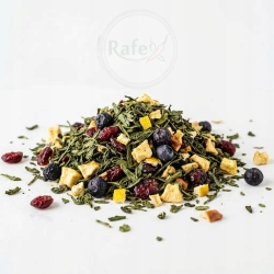 Herbata Zielona Gunpowder China Żurawinowo-jagodowa Z Jabłkiem 1kg
