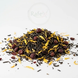 Herbata Pu-erh Rum&wiśnia Ze Słonecznikiem 100g