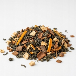 Herbata Zielona Gunpowder China Cynamonowo-jabłkowa Z Pomarańczą 1kg