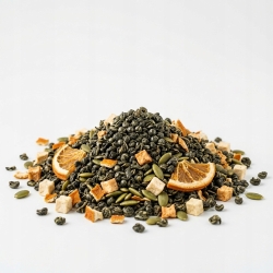 Herbata Zielona Gunpowder China Złocista Jesień 100g