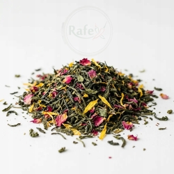 Herbata Zielona China Sencha Rum & Róża Ze Słonecznikiem 1kg