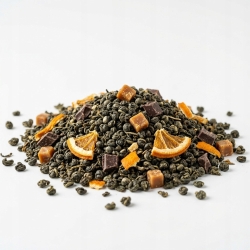 Herbata Zielona Gunpowder China Karmelowy Sonet 100g