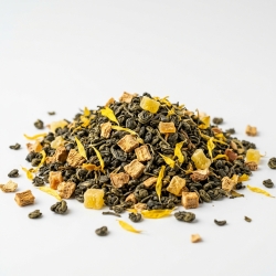 Herbata Zielona Gunpowder China Imbirowo-pigwowa Ze Słonecznikiem 1kg