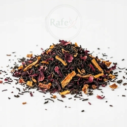 Herbata Czarna Ceylon Rabarbarowo Zakręcona 1kg