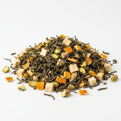 Herbata Zielona Ceylon Pomarańcza Z Pistacjami I Jabłkiem 100g