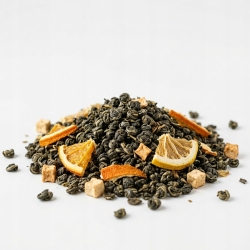 Herbata Zielona Gunpowder China Kaktusowo-cytrynowa Z Jabłkiem 100g