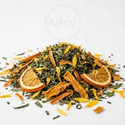 Herbata Zielona Gunpowder China Smak Mango 1kg