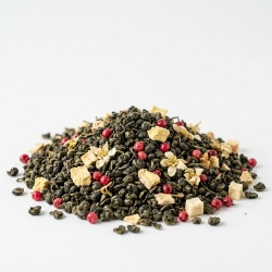 Herbata Zielona Gunpowder China Imbirowo-pomarańczowa Z Jabłkiem 100g