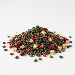 Herbata Zielona Gunpowder China Merry Raspberry 100g