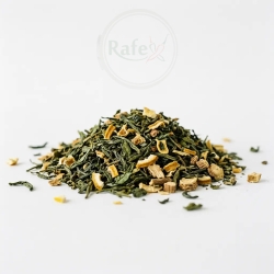 Herbata Zielona China Sencha Żeńszeniowo-cytrynowa Z Nagietkiem 100g