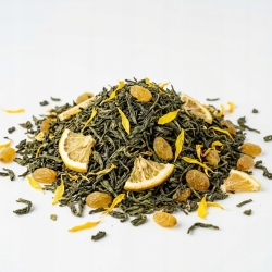 Herbata Zielona Yunnan Rum & Cytryna Z Rodzynkami 1kg