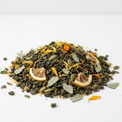 Herbata Zielona Gunpowder China Zimowa Przejażdżka 100g