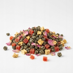 Herbata Zielona Gunpowder China Rabarbarowy Smak 1kg