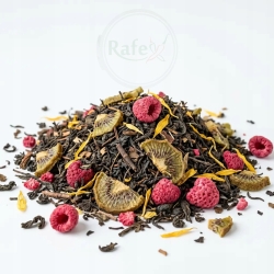 Herbata Pu-erh Malina I Kiwi Ze Słonecznikiem 100g