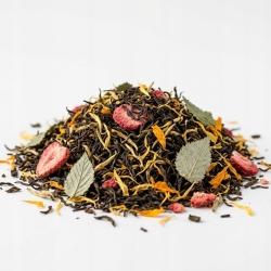 Herbata Yunnan Black Jeżynowo-truskawkowa Z Nagietkiem 100g