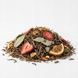 Herbata Czarna Ceylon Jeżynowo-truskawkowa Z Liściem Maliny 100g