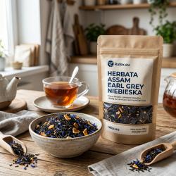 Herbata Assam Earl Grey Niebieska 100g