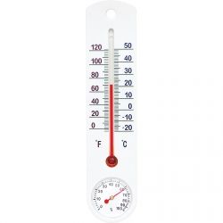 Termometr Uniwersalny Biały Z Higrometrem