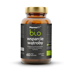 Kapsułki Na Wsparcie Wątroby Bezglutenowe Bio 60 Szt. (33 G) - Pharmovit