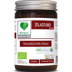 Żelazo Ekstrakt Bio 50 Tabletek (10 Mg) - Be Organic