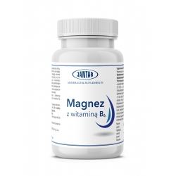 Magnez Z Witaminą B6 90 Kapsułek (60 Mg + 1,4 Mg) - Jantar'