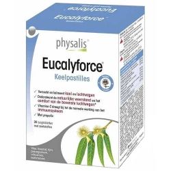 Eucalyforce (pastylki Do Ssania Na Gardło Z Eukaliptusem) 30 Szt. (38,9 G) - Physalis'